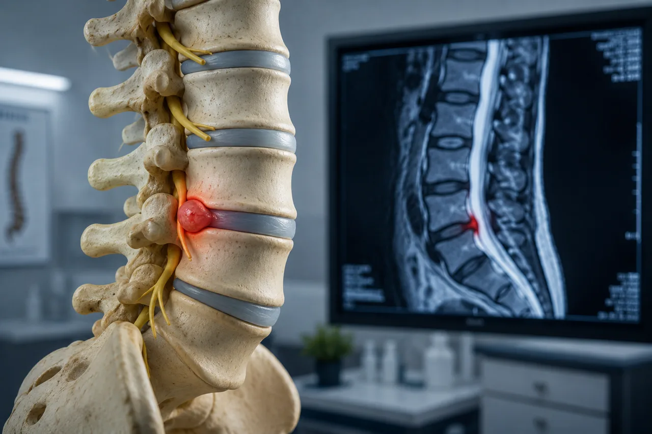 Imagen del artículo: Síntomas de hernia de disco lumbar
